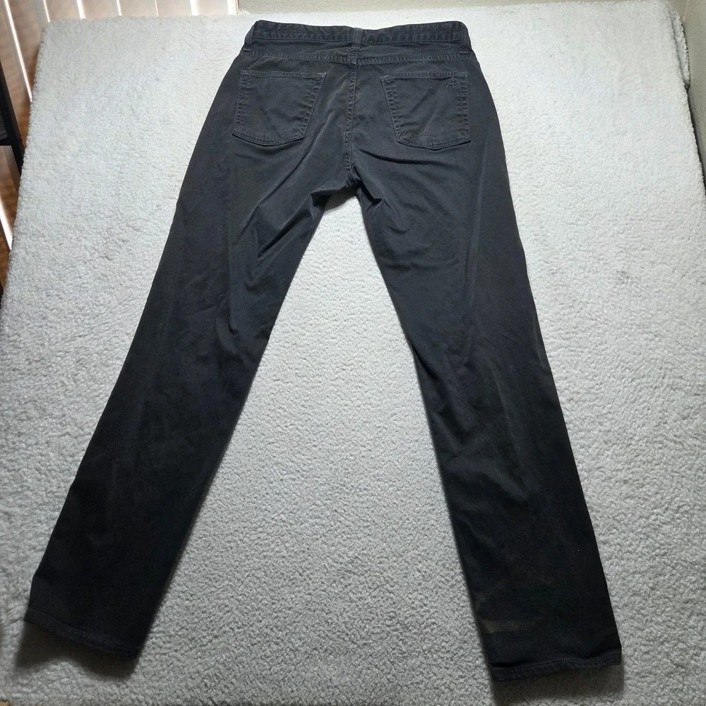 Agave Denim Classic No. 11 Jeans Mens 32x34 Black‎ Straight Stretch Made In USA